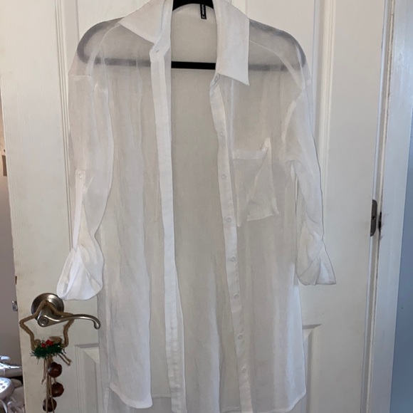 PrettyLittleThing Tops - Pretty little thing sheer cover up